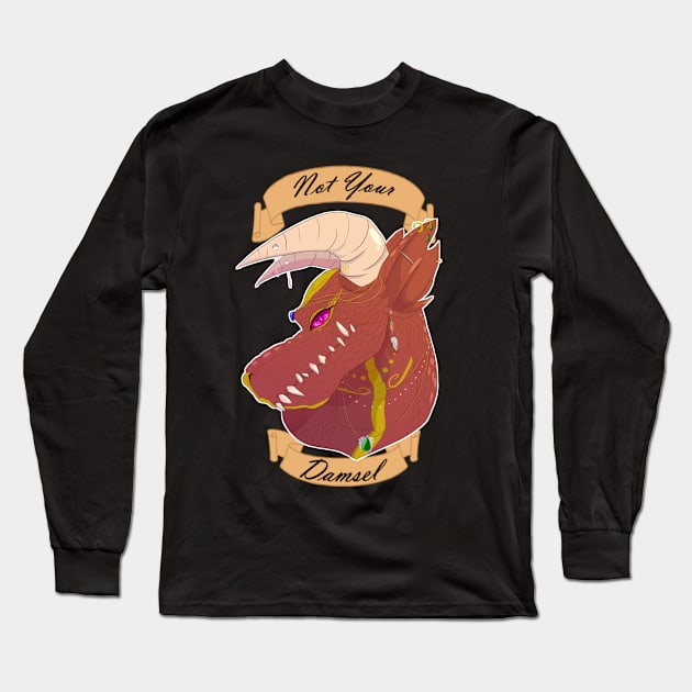 Not Your Damsel Long Sleeve T-Shirt by KornFlower